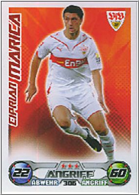 Fussball 2009 / 10 Topps Match Attax - No 306 - Ciprian Marica