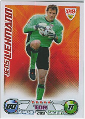 Fussball 2009 / 10 Topps Match Attax - No 289 - Jens Lehmann