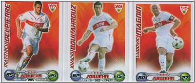 Fussball 2009-10 Topps Match Attax - VfB Stuttgart komplettes Set