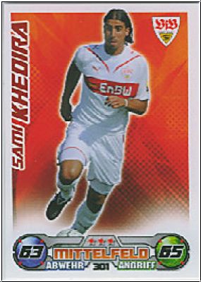 Fussball 2009 / 10 Topps Match Attax - No 301 - Sami Khedira