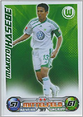 Soccer 2009/10 Topps Match Attax - No 317 - Makoto Hasebe