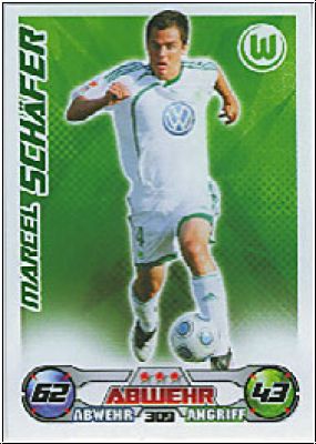 Fussball 2009 / 10 Topps Match Attax - No 309 - Marcel Schäfer