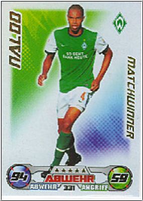 Soccer 2009/10 Topps Match Attax - No 331 - Naldo