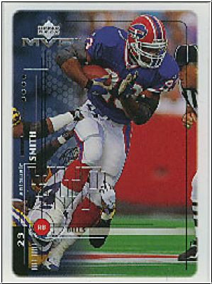 NFL 1999 Upper Deck MVP - No 21 - Antowain Smith