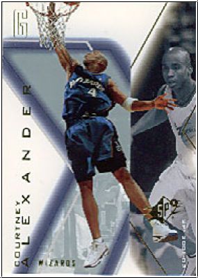 NBA 2001/02 SPx - No 89 - Courtney Alexander