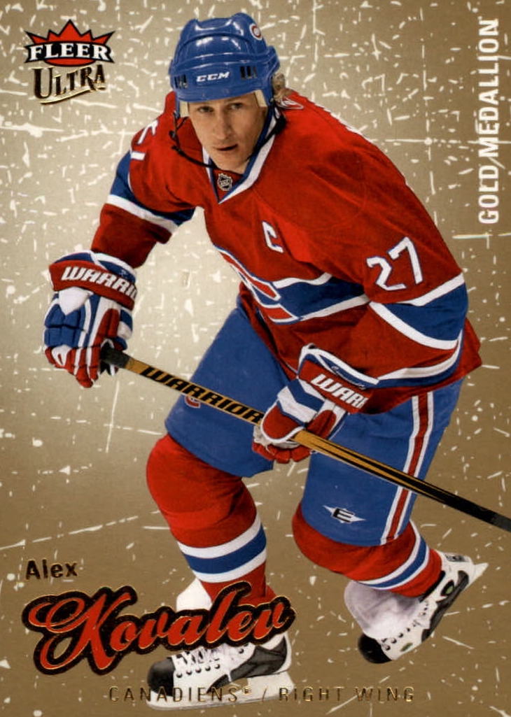 NHL 2008-09 Ultra Gold Medallion - No 36 - Alex Kovalev