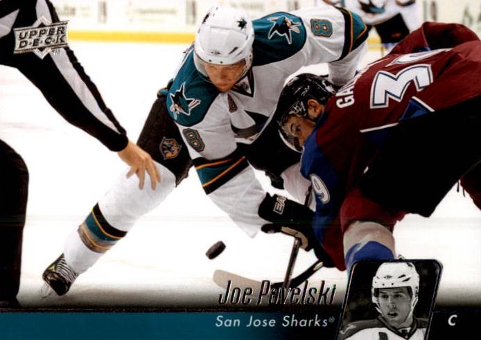 NHL 2010-11 Upper Deck - No. 36 - Joe Pavelski