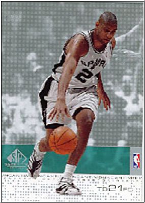 NBA 2000 / 01 SP Game Floor - No 49 - Tim Duncan