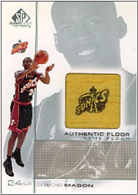 NBA 2000-01 SP Game Floor Authentic Floor - No DE - Desmond Mason