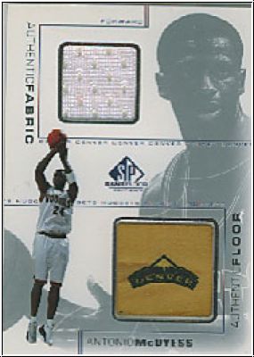 NBA 2000-01 SP Game Floor Authentic Fabric/Floor Combos - No MD-C - Antonio McDyess