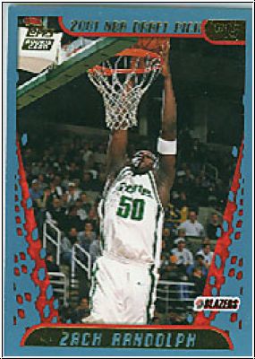 NBA 2001/02 Topps - No. 239 - Zach Randolph