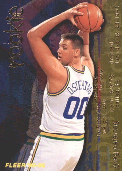 NBA 1995-96 Fleer European - No 371 - Greg Ostertag