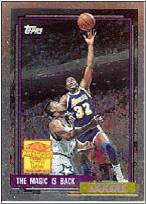 NBA 2000 / 01 Topps Magic Johnson Reprints - No 6 of 7 - Magic Johnson