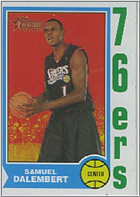 NBA 2001/02 Topps Heritage - No 117 - Samuel Dalembert