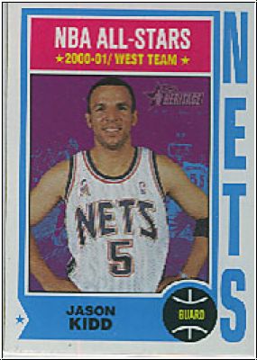 NBA 2001/02 Topps Heritage - No 60 - Jason Kidd