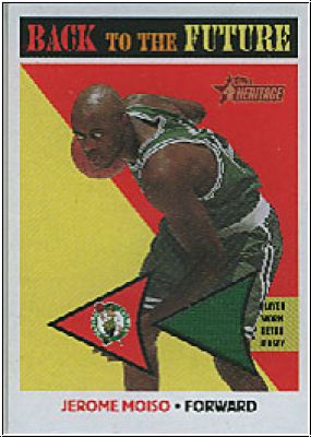 NBA 2000/01 Topps Heritage Back to the Future Game Jerseys - No BF2 - Jerome Moiso