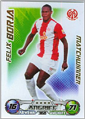 Fussball 2009 / 10 Topps Match Attax - No 360 - Felix Borja