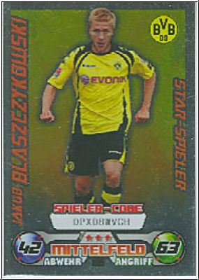 Fussball 2009 / 10 Topps Match Attax - No 66 - Blaszczykowski