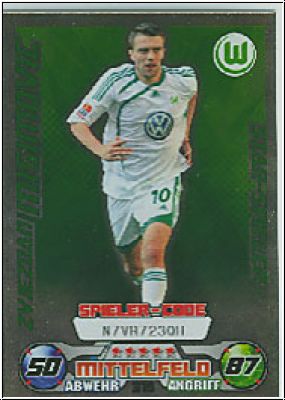 Fussball 2009 / 10 Topps Match Attax - No 316 - Z. Misimovic