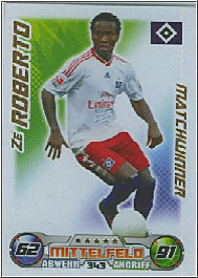 Soccer 2009/10 Topps Match Attax - No 343 - Zé Roberto