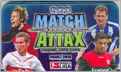 Fussball 2009-10 Topps Match Attax Sammeldose Motiv 1