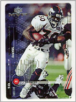 NFL 1999 Upper Deck MVP - No. 59 - Terrell Davis