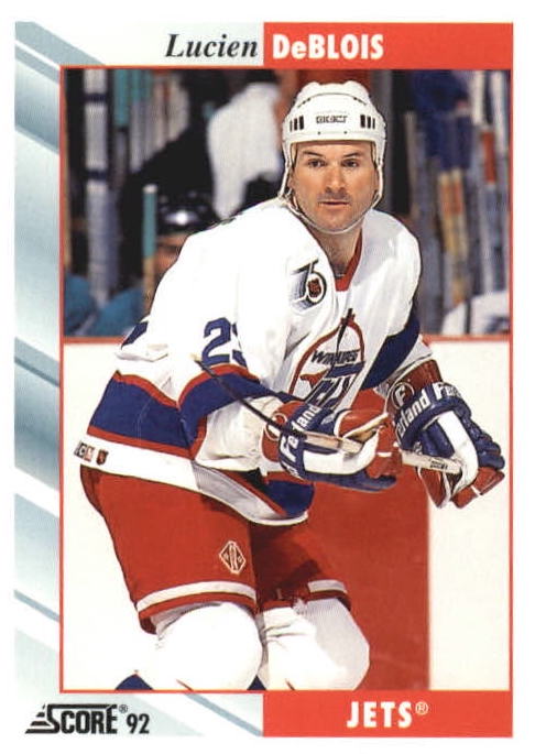 NHL 1992 / 93 Score - No 371 - Lucien DeBlois