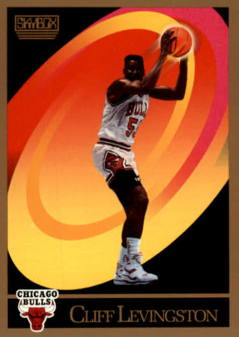 NBA 1990-91 SkyBox - No 372 - Cliff Levingston