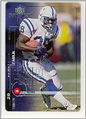 NFL 1999 Upper Deck MVP - No 77 - Marshall Faulk