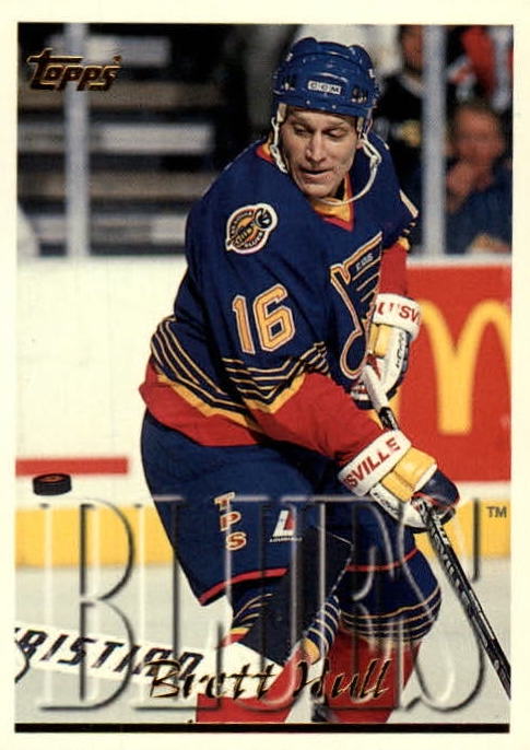 NHL 1995 / 96 Topps - No 372 - Brett Hull