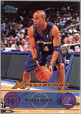 NBA 2001/02 Topps Xpectations - No 17 - Courtney Alexander