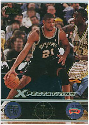 NBA 2001/02 Topps Xpectations - No 40 - Tim Duncan