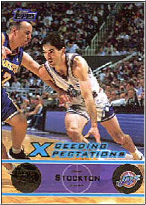 NBA 2001/02 Topps Xpectations - No 95 - John Stockton