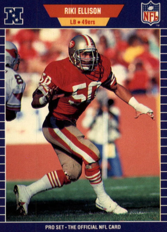 NFL 1989 ProSet - No 373 - Riki Ellison