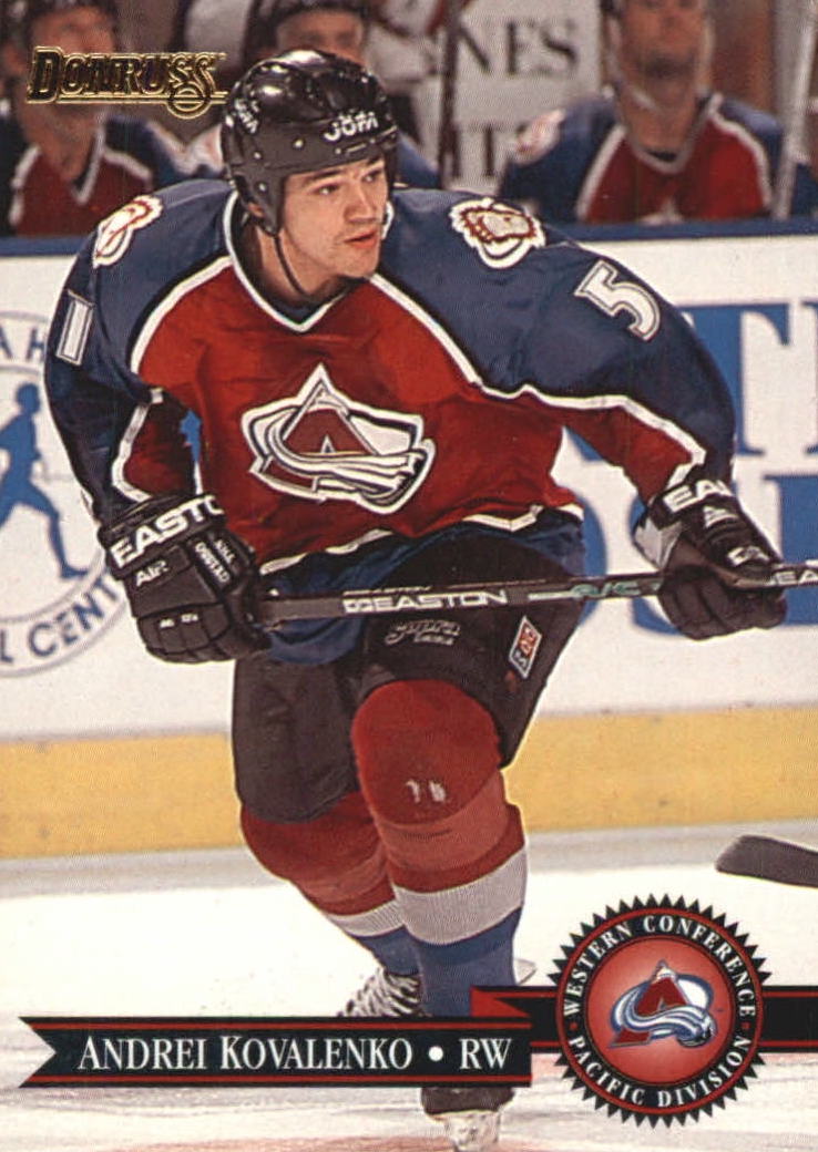 NHL 1995 / 96 Donruss - No 374 - Andrei Kovalenko
