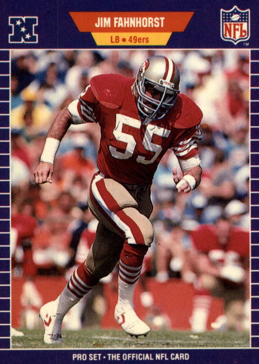 NFL 1989 ProSet - No 374 - Jim Fahnhorst