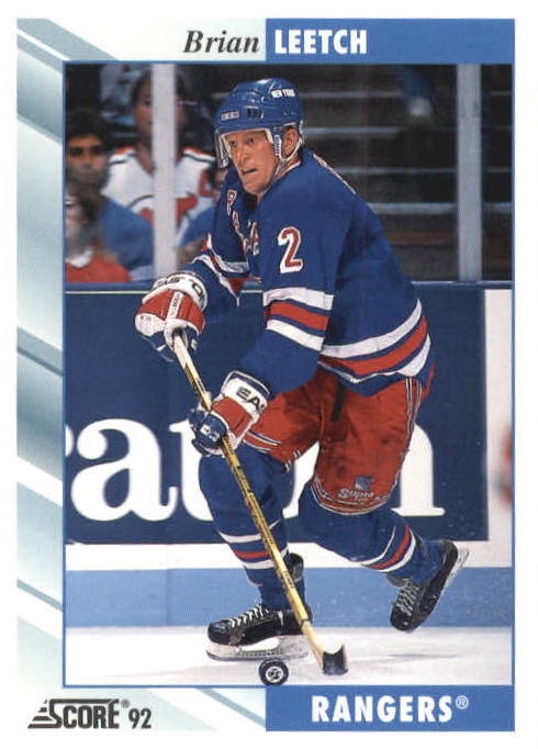 NHL 1992/93 Score - No. 375 - Brian Leetch