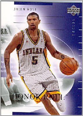 NBA 2001-02 Upper Deck Honor Roll - No. 32 - Jalen Rose