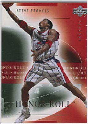 NBA 2001/02 Upper Deck Honor Roll - No. 28 - Steve Franics