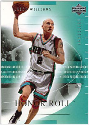 NBA 2001/02 Upper Deck Honor Roll - No. 43 - Jason Williams