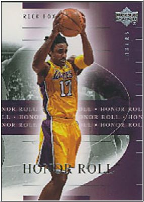 NBA 2001/02 Upper Deck Honor Roll - No. 40 - Rick Fox