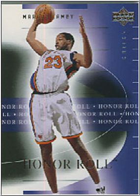 NBA 2001/02 Upper Deck Honor Roll - No. 59 - Marcus Camby