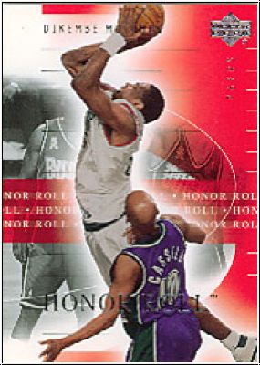 NBA 2001/02 Upper Deck Honor Roll - No 65 - Dikembe Mutombo