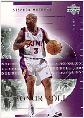 NBA 2001/02 Upper Deck Honor Roll - No. 67 - Stephon Marbury