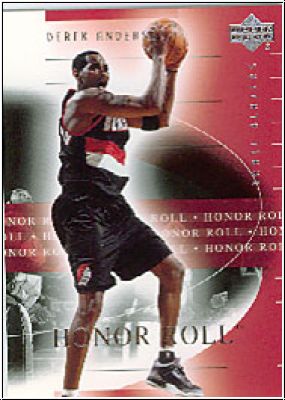 NBA 2001/02 Upper Deck Honor Roll - No. 73 - Derek Anderson