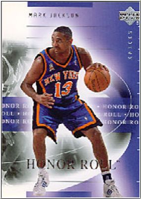 NBA 2001/02 Upper Deck Honor Roll - No. 60 - Mark Jackson