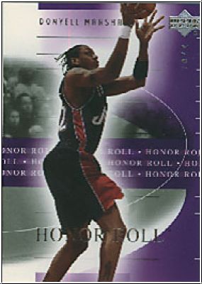 NBA 2001/02 Upper Deck Honor Roll - No. 88 - Donyell Marshall