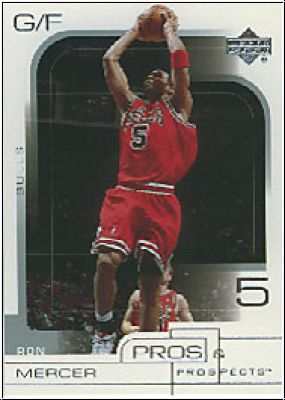 NBA 2001/02 Upper Deck Pros &amp; Prospects - No. 11 - R. Mercer