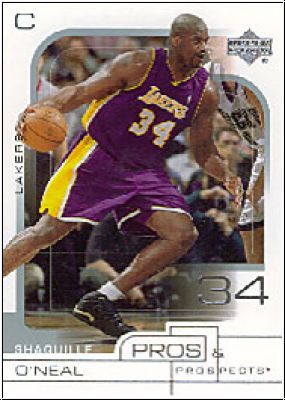 NBA 2001/02 Upper Deck Pros &amp; Prospects - No. 38 - S. O'Neal