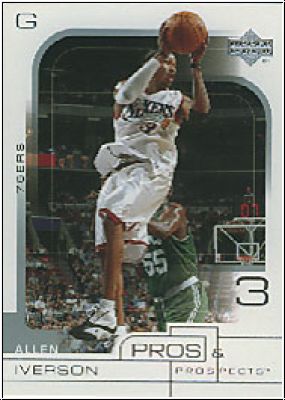 NBA 2001/02 Upper Deck Pros &amp; Prospects - No 61 - Iverson